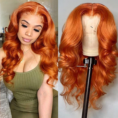  Ginger Body Wave HD Lace 13x4 Frontal Wig 