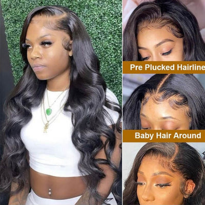 Glueless Loose Body Wave  HD Lace 4x4 Closure, 13x4 Frontal Wig