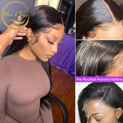 Straight 13x4 HD Lace Frontal Wig- Long or Bob